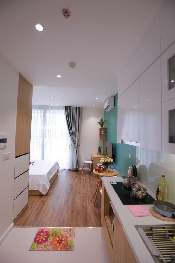 Rosy Home - Luxury Studio Apartment - Vinhomes Green Bay Hanoï Extérieur photo